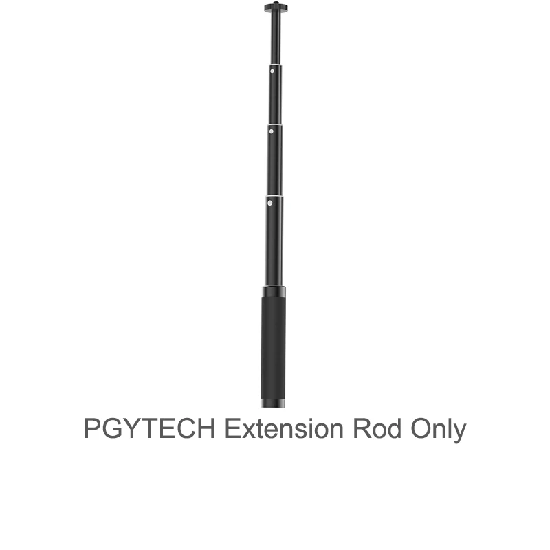 Черный PGYTECH Osmo Pole удлинитель, масштабируемый держатель для DJI OSMO Pocket Gimbal Mobile 2 Zhiyun Smooth 4 Аксессуары для стабилизаторов - Цвет: Черный