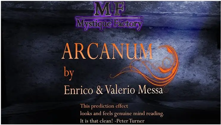 Волшебные фокусы Arcanum от Enrico & Valerio Messa stic Factory|Волшебные фокусы| |