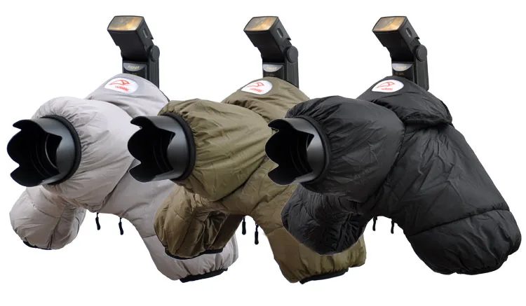 Roadfisher Thick Warm Coldproof Winter Outdoor Camera Padded Bag Insert Case Cover Pouch Sleeve For Canon Nikon Pentax DSLR SLR |