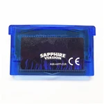 Sapphire GRE Изумрудный лист зеленый Poke серии 32 бит видеоигры картридж карты Muilt версия языка - Цвет: Sapphire GRE