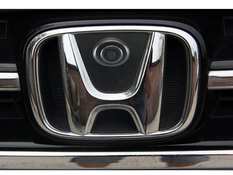 car-style sony CCD Vehicle logo Front view camera + front monitor for Honda Odyssey New accord Civic CRV Spirior Crosstour | Автомобили и