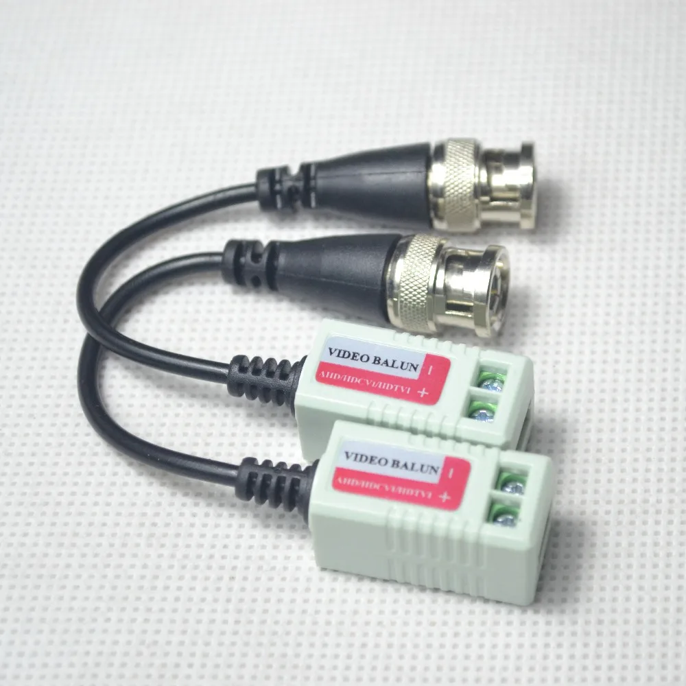 10 пар HD CVI/AHD/TVI Video Balun Twisted BNC CCTV пассивные трансиверы UTP Cat5 для камеры
