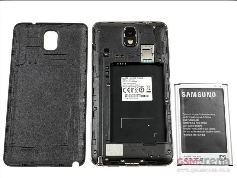 Разблокированный мобильный телефон Samsung Galaxy Note 3 N900 N9005, четырехъядерный 5,7 дюйма, 13 МП, 3 Гб ОЗУ, WIFI, GPS, note 3, сотовый телефон