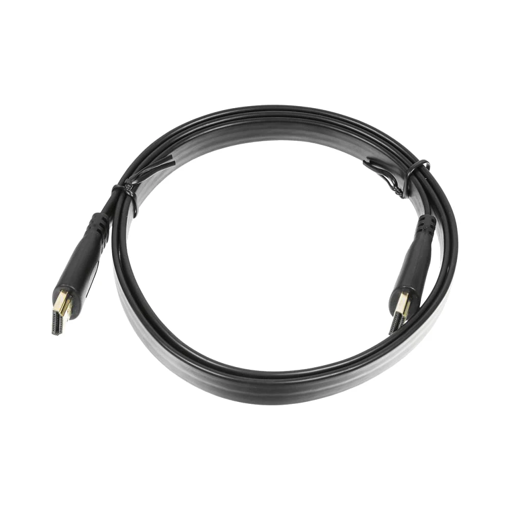 Кабель аудио-видео Buro Flat HDMI (m)/HDMI (m) 1м. черный (BHP 1) | Электроника