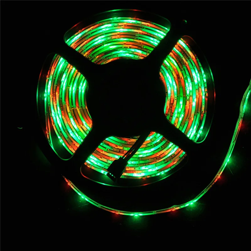 Светодиодная лента 3528 5 м 300 светодиодов RGB Европейская и американская вилка