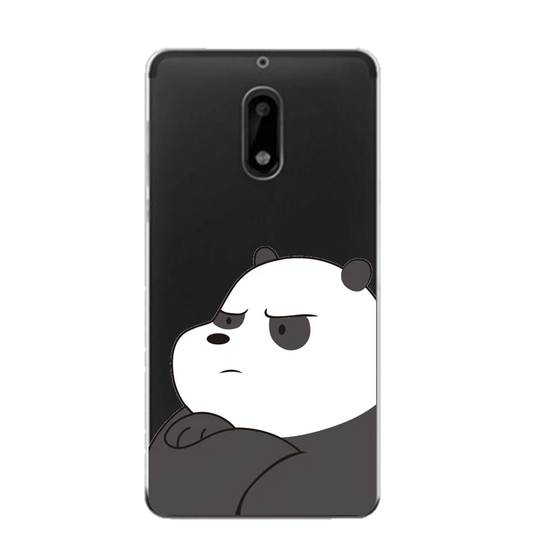Мягкий прозрачный чехол из ТПУ для Nokia3 5 6 8 N540 N640 N535 N830 Kumamoto Bear Flora Coque Fundas PrintedCover