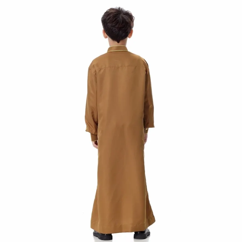 Плюс Размеры арабов мальчиков Robe Исламская Абаи Исламская Костюмы мужские арабов с длинным рукавом Ближний Восток для мальчиков-подростков Robe одежда