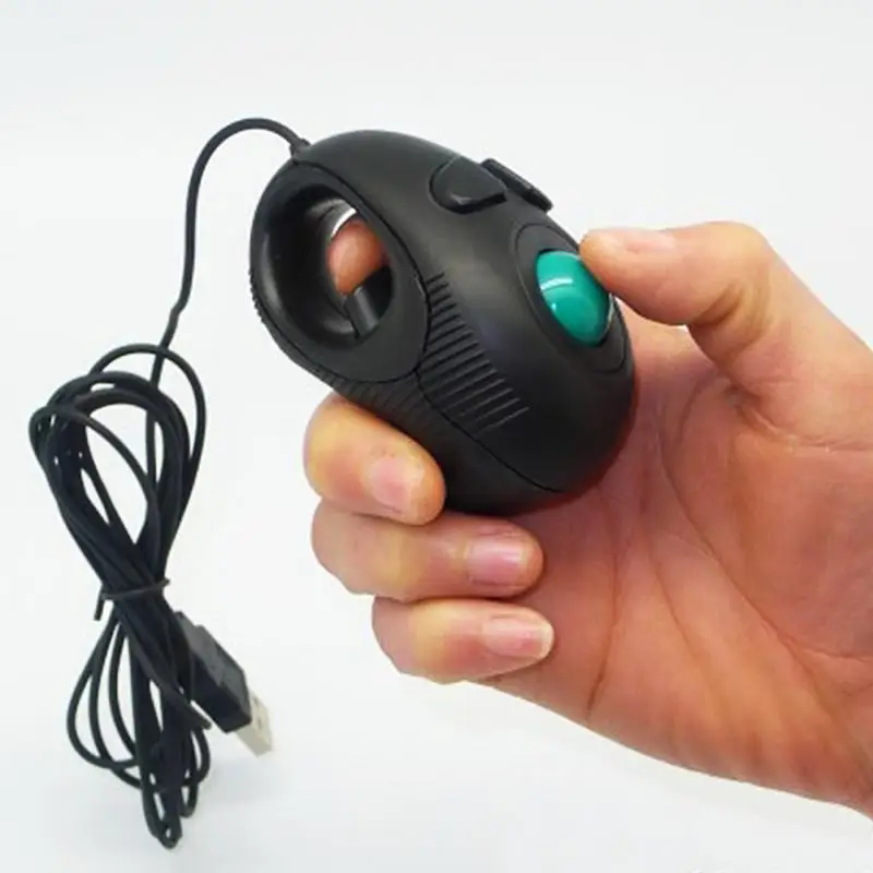 4D USB мини трекбол проводная мышь Мыши управление большим пальцем портативный палец рукоятка мышь для ПК компьютер ноутбук