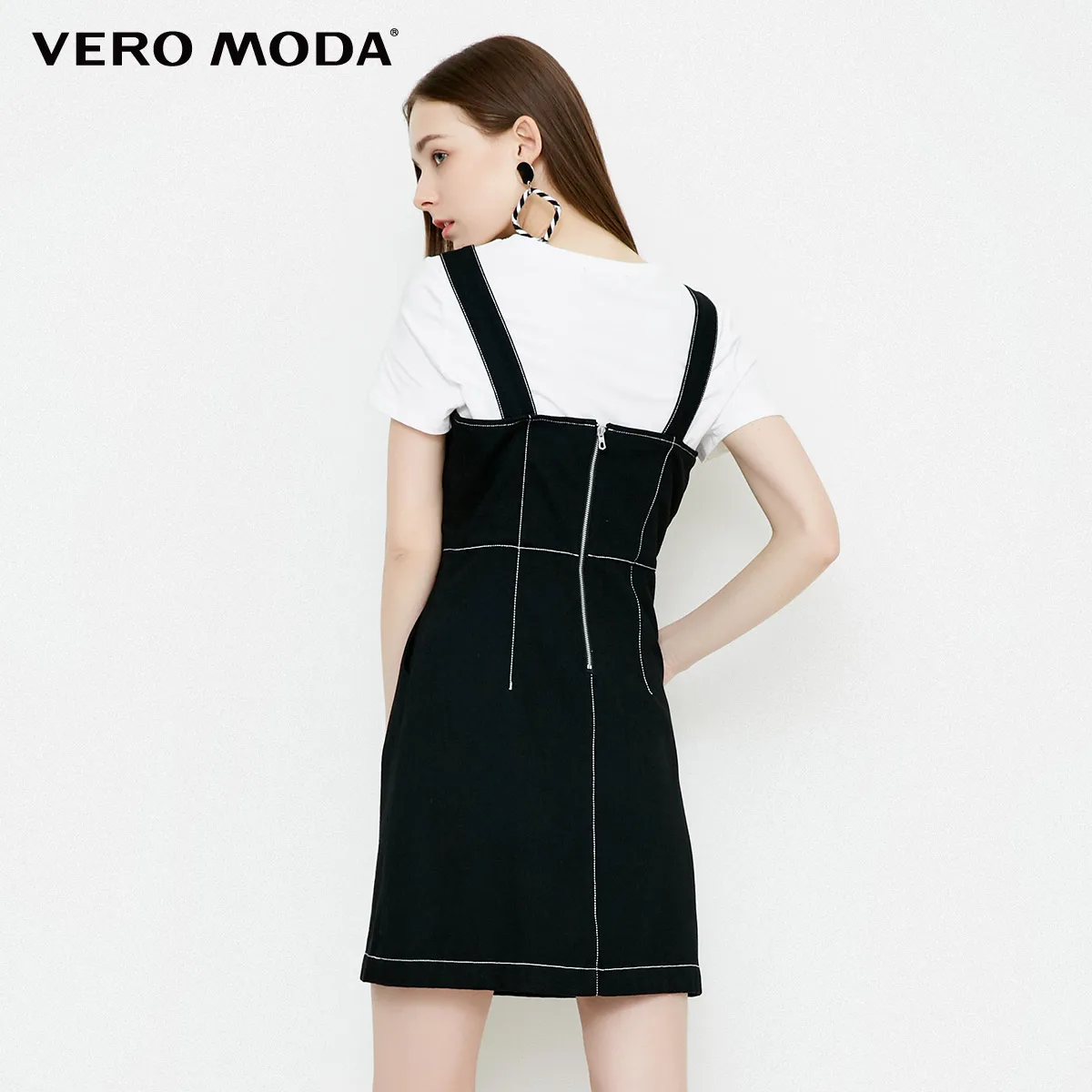 Vero Moda летнее джинсовое платье с открытой линией | 318242502|Женские платья|