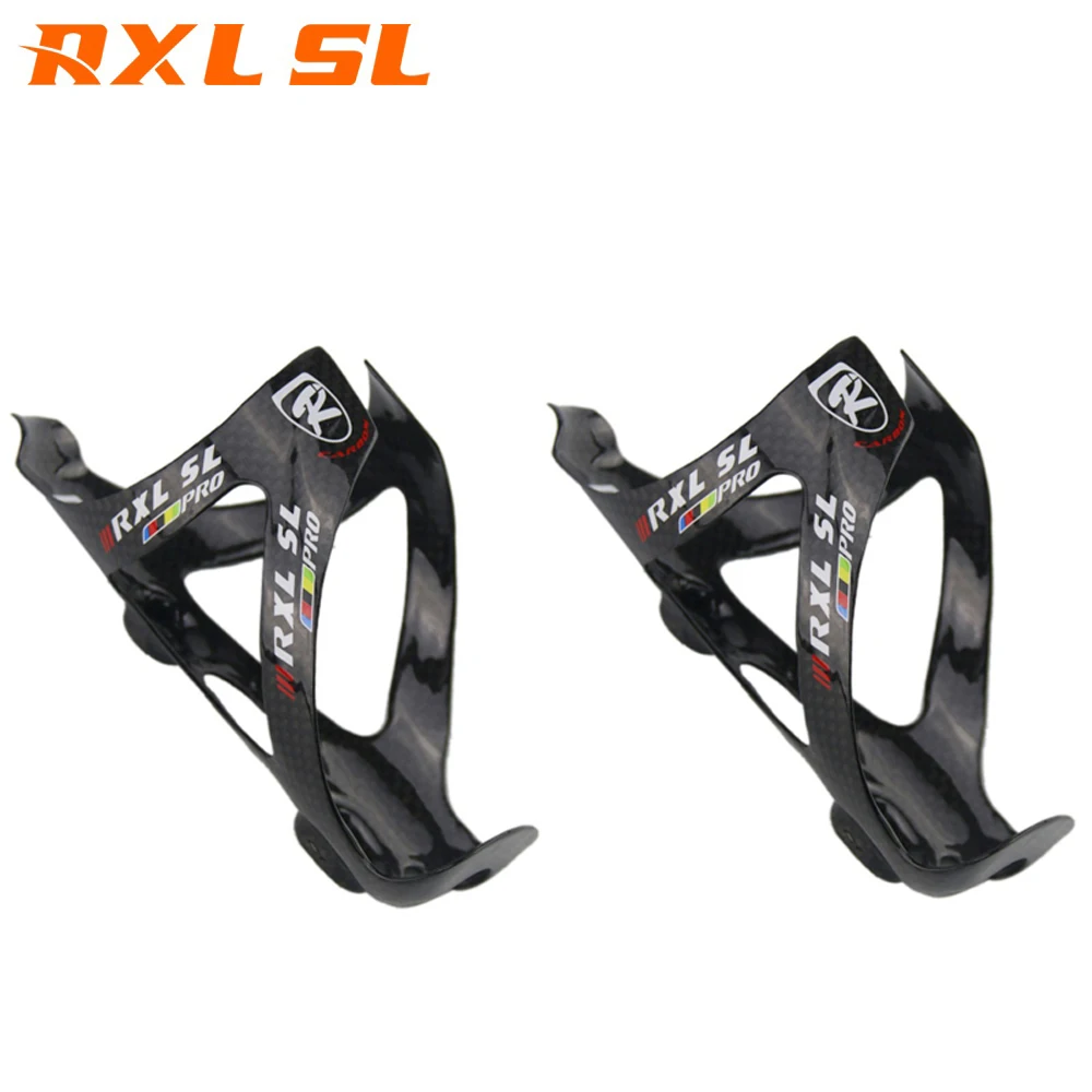 RXL SL велосипедный держатель для бутылки черный 3K глянцевый MTb велосипед