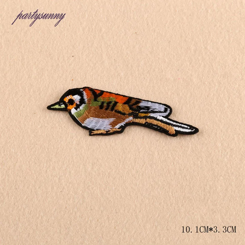 Качество Товаров Птицы Вышивка Патчи Ручные Швейные Мода Полосой Одежда