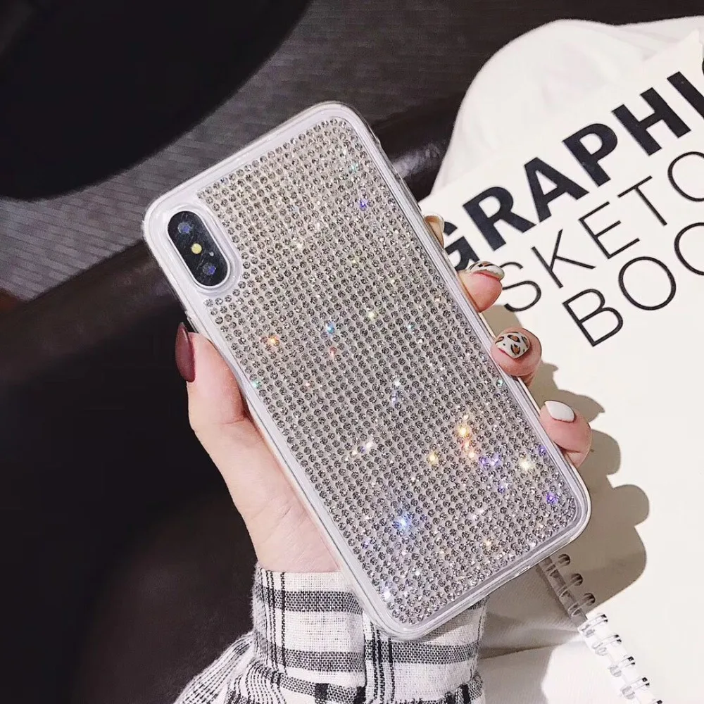 Чехол ORYKSZ для iphone X XS XR MAX роскошные прозрачные силиконовые мягкие чехлы с