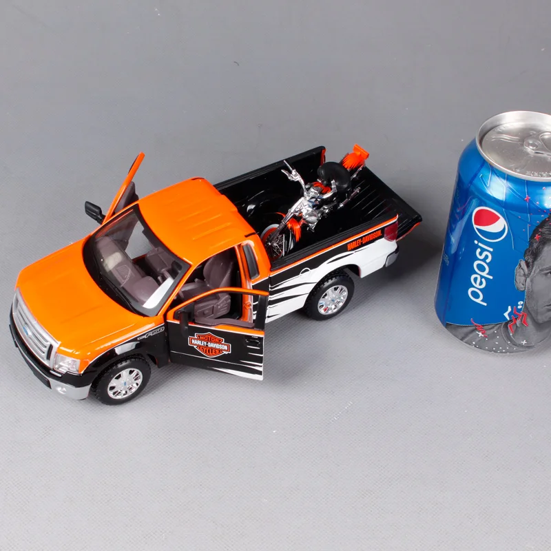 Maisto 1:27 Ford F 150 STX пикап с 1958 H D FLH DUO GLIDE Мотоцикл Велосипед литой модельный