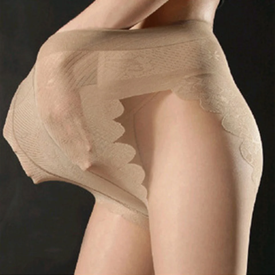 Изысканные женские колготки с изображением бабочки тонкие сердечком бесшовные