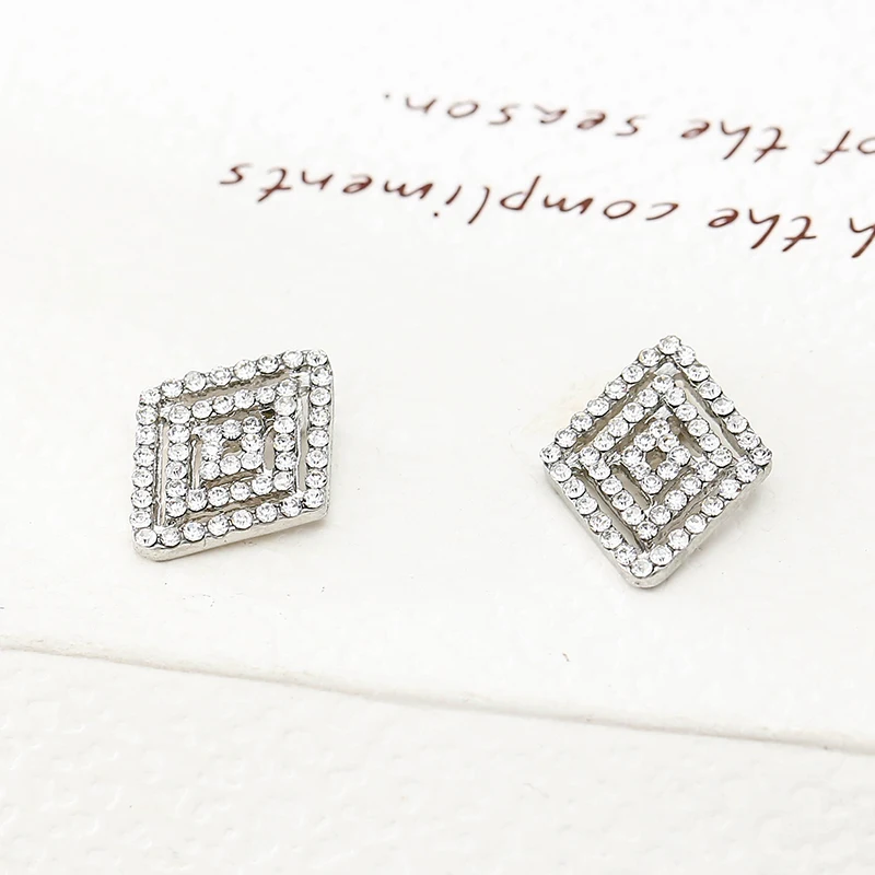 SEIALOY 925 Модный Серебряный горный хрусталь циркониевые серьги для женщин девочек оригинальные золотые серьги с бабочкой из красного дерева Пуссеты Маргаритка - Окраска металла: ED019