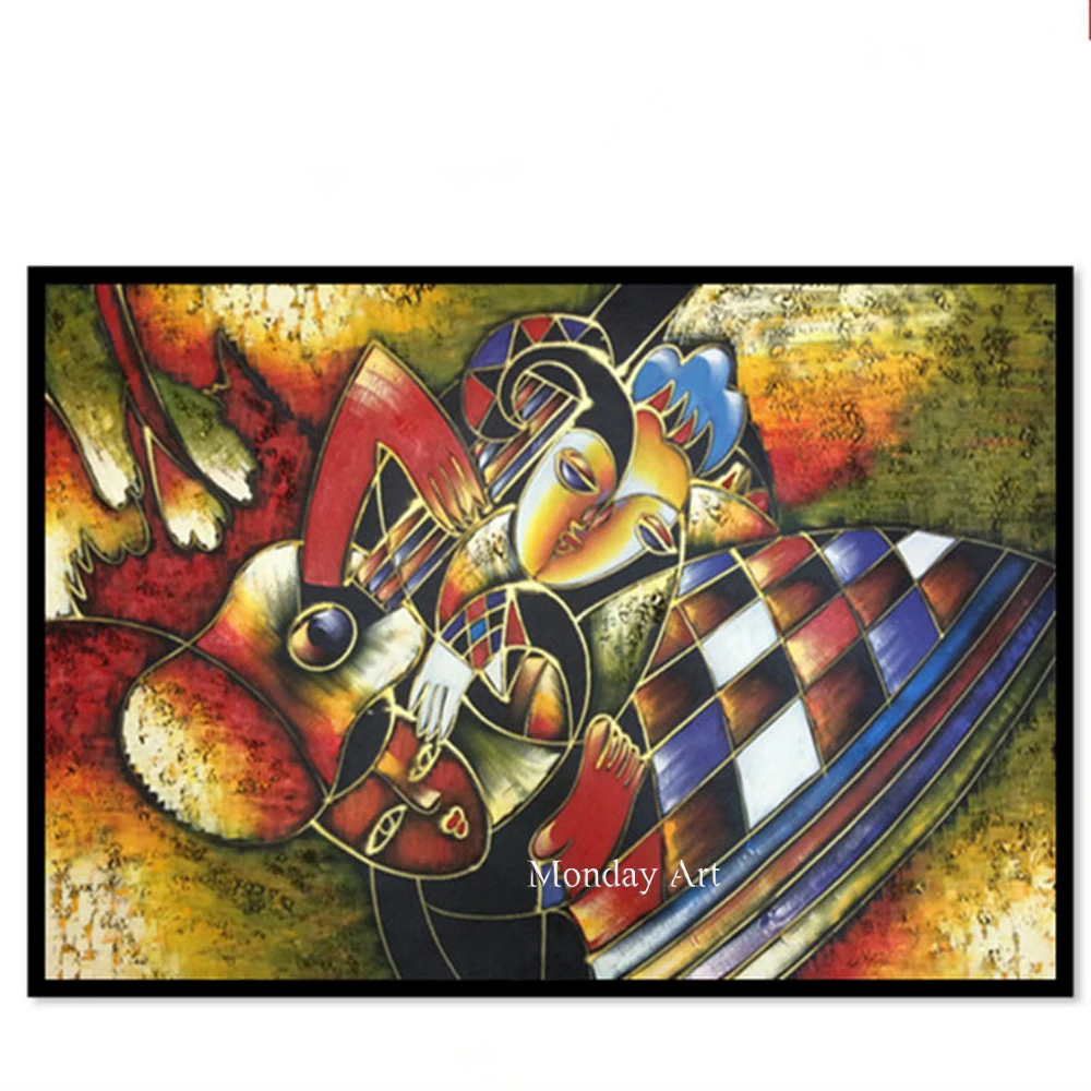 World famous Pure Hand Painted Picasso painting Picasso's abstract woman Hand-painting wholesale | Дом и сад