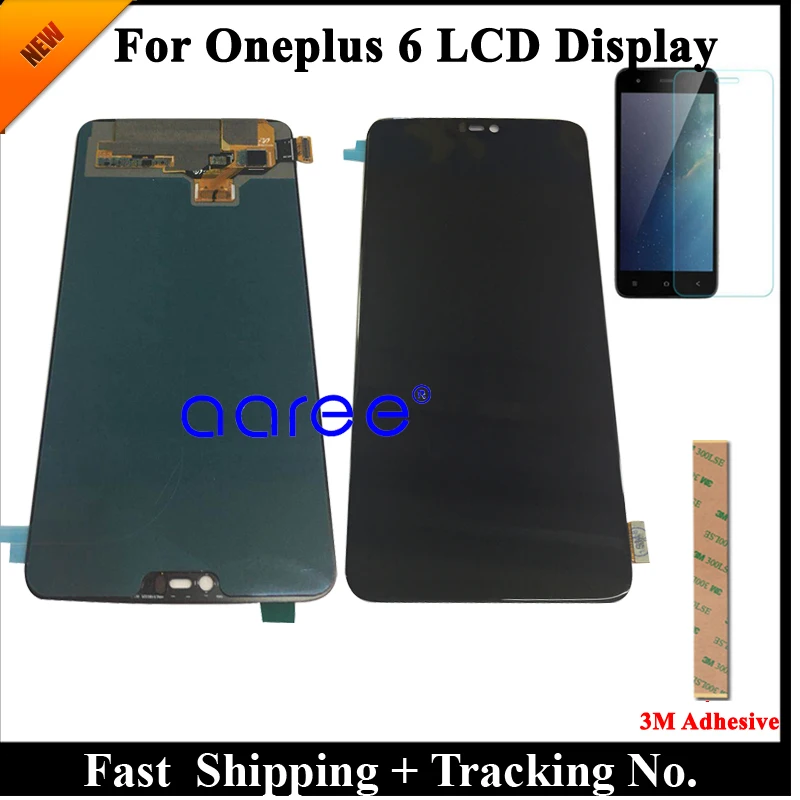 

ЖК-дисплей AMOLED для oneplus 6, дисплей с дигитайзером в сборе для OnePlus 6