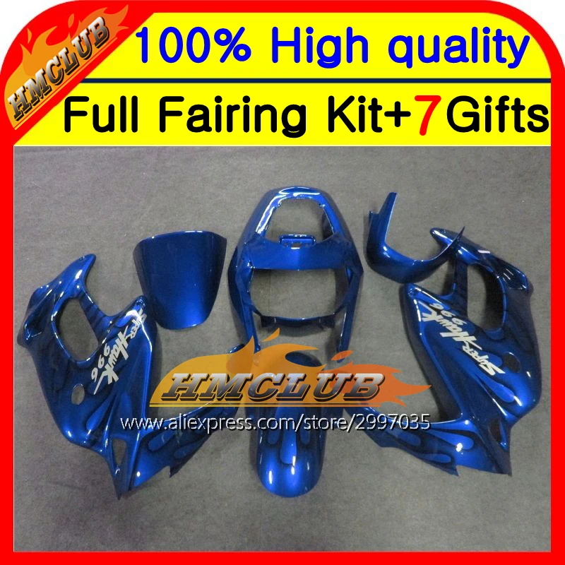 Корпус для HONDA VTR1000F глянцевый синий SuperHawk 97 05 44HM35 VTR 1000 F ALL blue 1000F 98 99 00 01 02 03 04