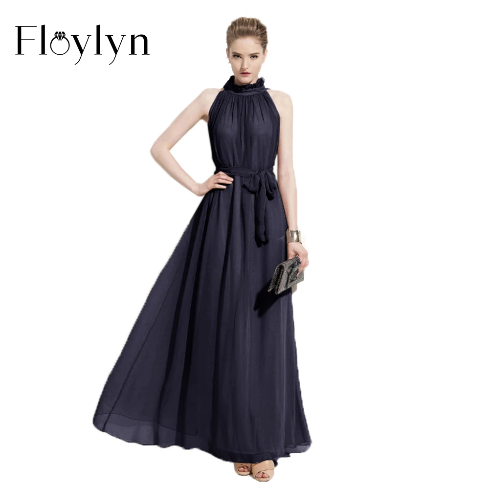 Летняя Пляжная одежда 2017 длинное шифоновое платье в богемном стиле для девочек