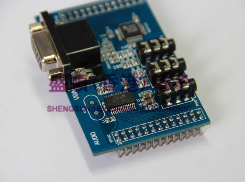 WM8731 TLV320AIC23 ADV7123 цифровой аудио VGA дисплей модуль|module|module displaymodule audio |