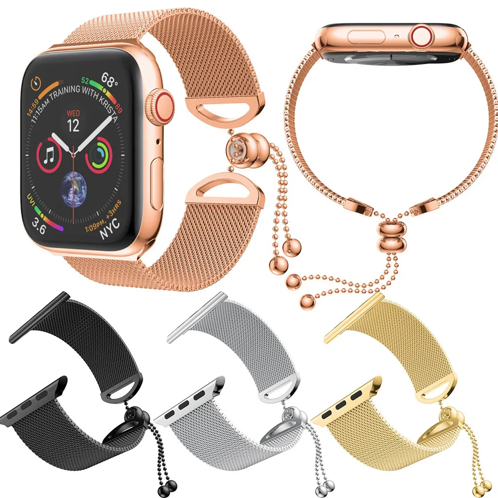 Высокое качество Мода Миланского нержавеющая сталь браслет ремешок для Apple Watch