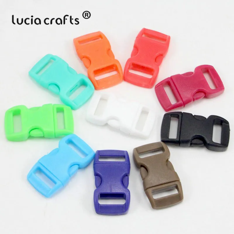 Lucia crafts 11 мм Пластиковые Контурные боковые защелки застежки для Паракорда