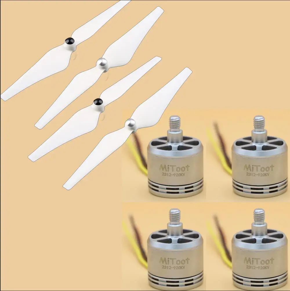 4 Motor 4 props 4 шт./лот MARSPOWER MX2212 920KV бесщеточный мотор 2CW 2CCW DJI Phantom 1/2 F330 F450 F550 Квадрокоптер с дистанционным управлением - Цвет: 4 Motor 4 props