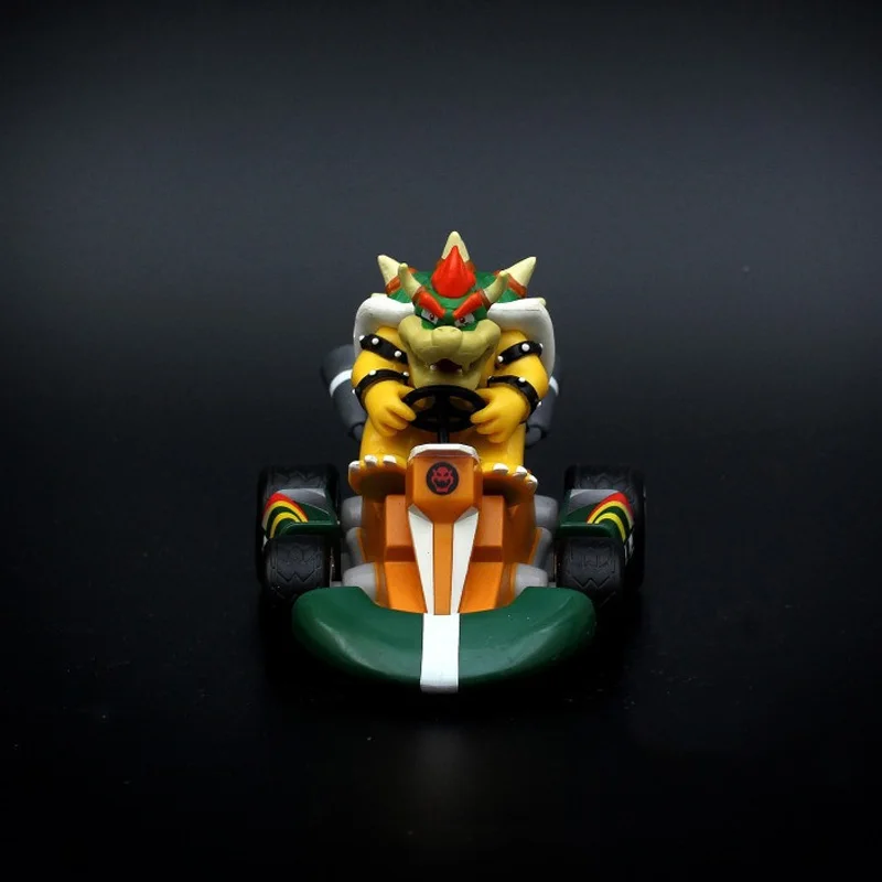 Высота каблука 10 см Super Mario Kart Вытяните назад автомобиль супер Марио и Луиджи
