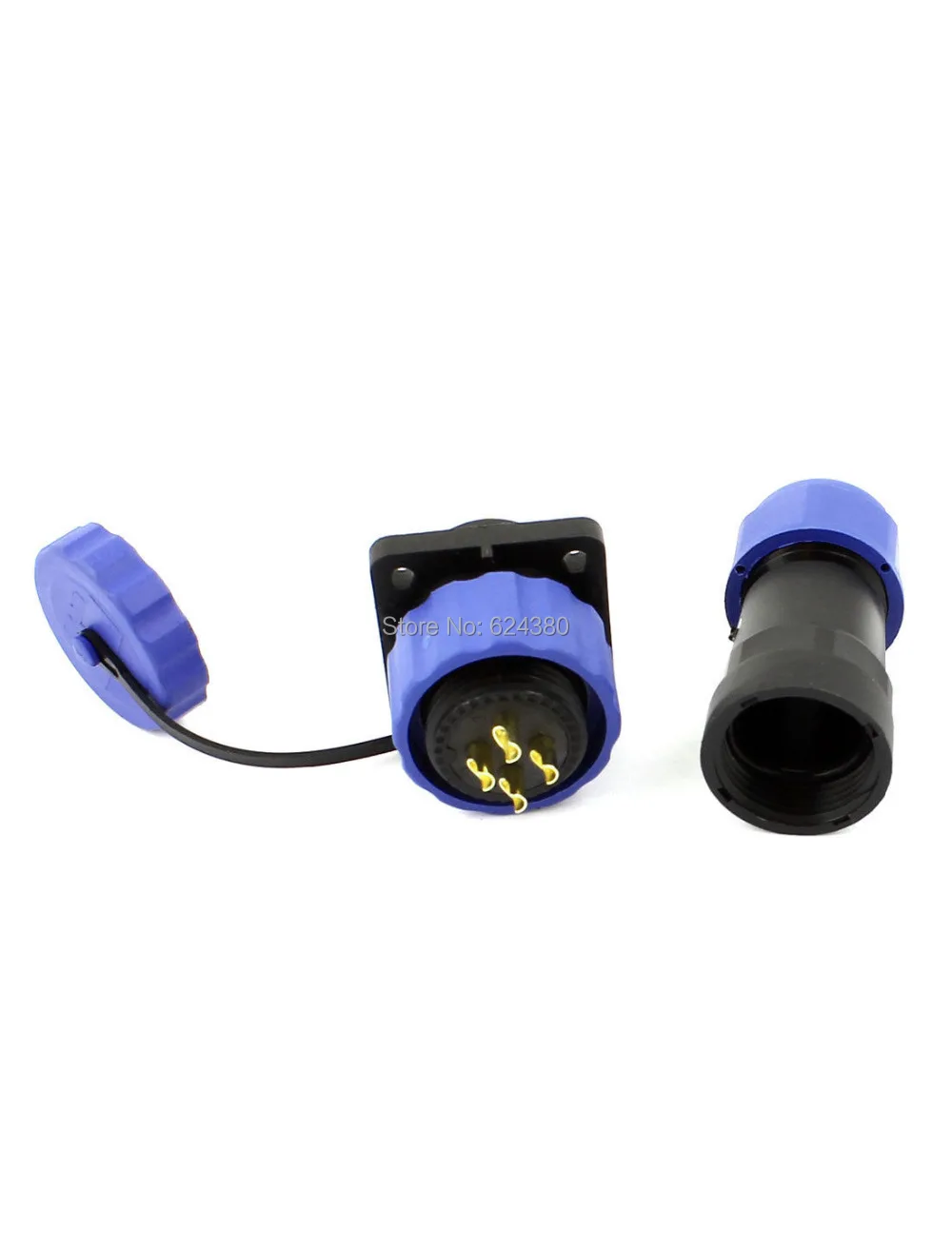 Водонепроницаемый прямоугольный авиационный соединитель SD20 20 мм 2/3/4/5/6/7/9 Pin 4P