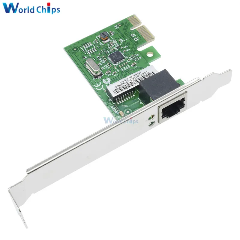 Сетевая карта 1000 Мбит/с Gigabit Ethernet PCI Express PCI-E 10/100/1000 м стандартный адаптер RJ45 LAN