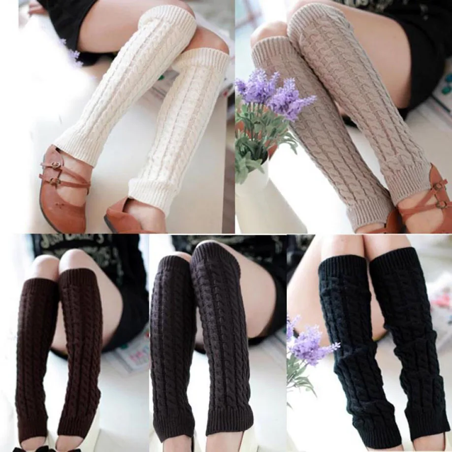 Новое полезное прибытие женские Chaussette высокие модные зимние теплые гетры