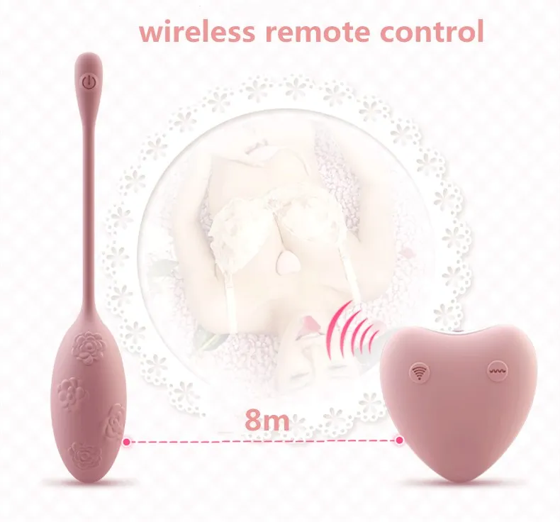 Вагинальные шарики с беспроводным дистанционным управлением прыгающее яйцо