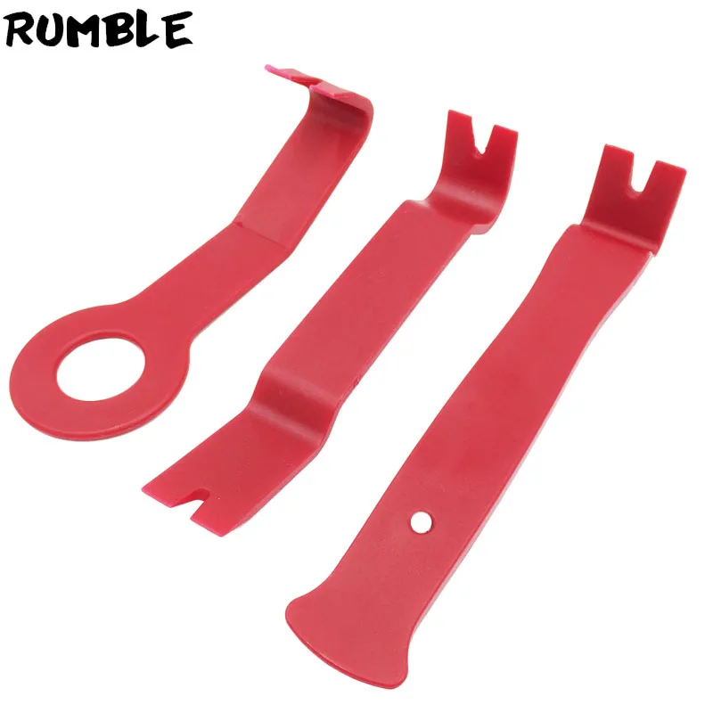 Rumble 11 штук жесткая Пластик авто радио Панель дверной зажим отделка Съемная