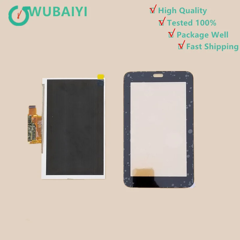 Для samsung Galaxy Tab 3 T110 T111 SM сенсорный экран панель дигитайзер стекло объектив + ЖК