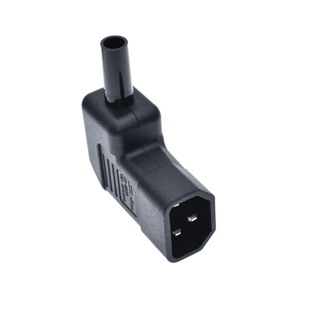 IEC C14 прямоугольный горизонтальный соединитель 125 V 250 90 штекер градусов