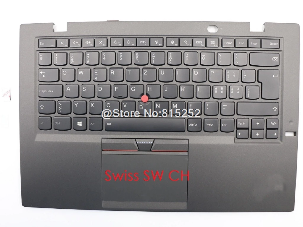 Упор для рук клавиатура для lenovo для ThinkPad X1 углерода 3rd в Швейцарию CH Исландия льда Португальский(Бразилия) BR датский DN сенсорная панель