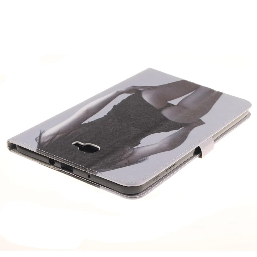 3D Рисунок льва из искусственной кожи чехол для samsung Galaxy Tab A A6 10,1 T580 T585 T580N SM-T580 чехол для планшета с отделениями для карт+ пленка+ ручка