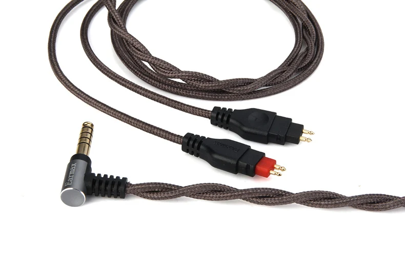 Earmax 4,4 мм кабель для наушников OCC посеребренный HIFI аудио Aux кабель обновления для Sennheiser HD650 HD600 HD580