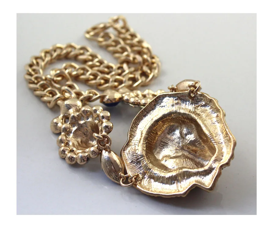 Модная металлическая брошь с животным ожерелье кулоном Львиная голова|fashion