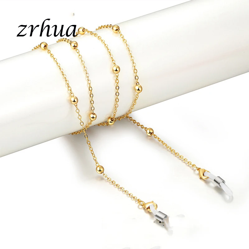 Цепочка для очков женская из металлического сплава стильная маленькая