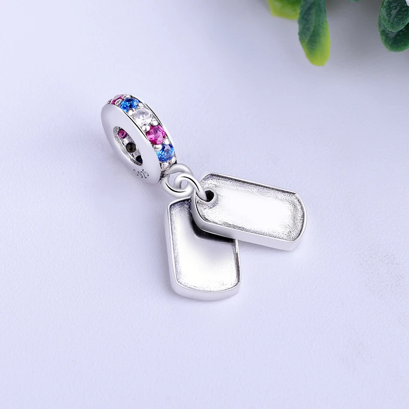 Новинка оригинал 100% Стерлинговое Серебро 925 пробы бусы герой собака бирка