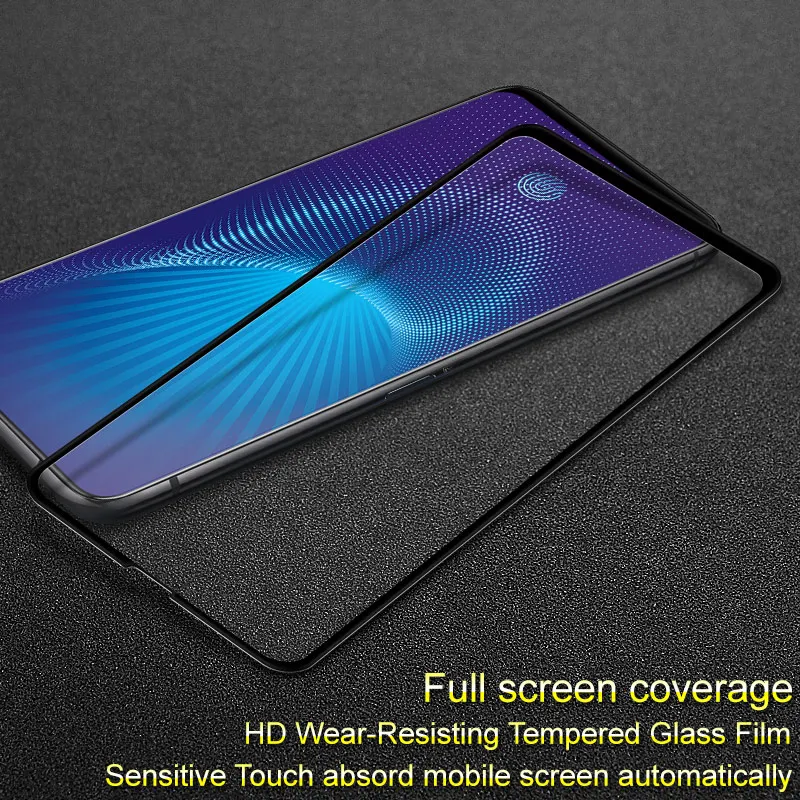 Защитное стекло Imak Pro+ Full coverage с пленкой из закаленного стекла для VIVO NEX с полной защитой экрана 9H hard on.