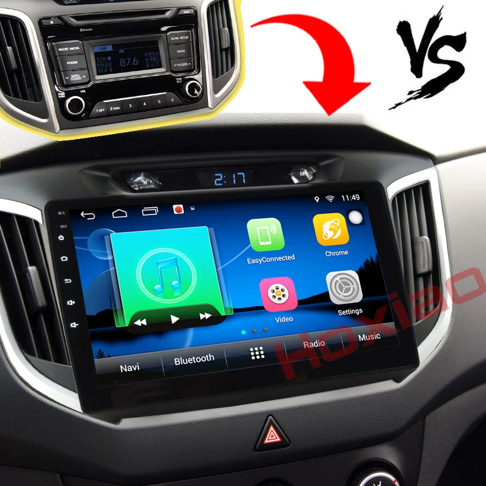 2 DIN Автомобильный GPS dvd плеер для Hyundai IX25 creta 2014 2015 2016 стерео Android 6.0 Россия навигации