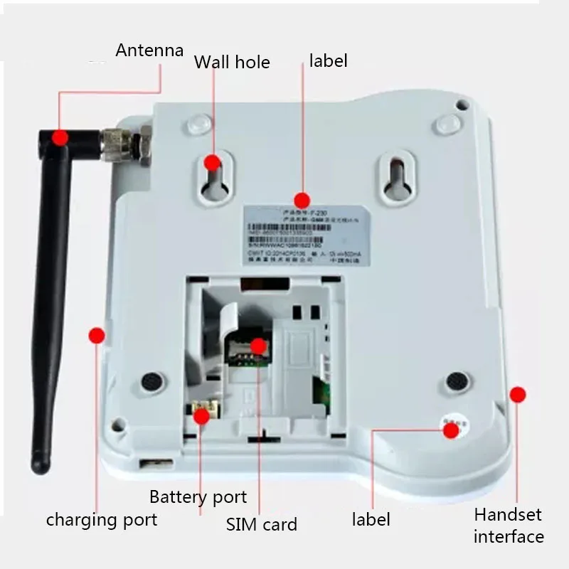 GSM 1800 900 мГц поддержка sim карты стационарный телефон с Call ID Handfree фиксированный