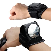 bicycle rear view vision wrist guards bike with safety reflective mirror riding rearview bike cycllingwristband back mirror