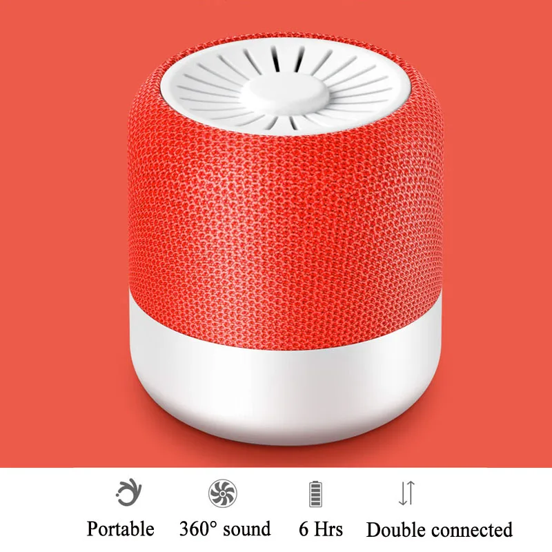 NVAHVA портативный мини Bluetooth V5.0 динамик двойной истинный беспроводной стерео