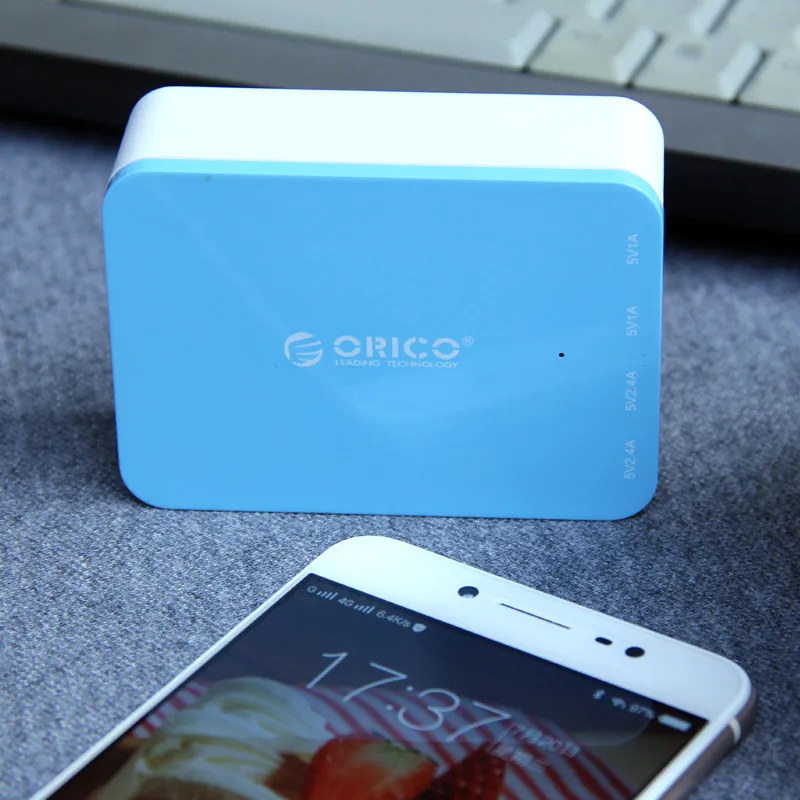 Универсальное настольное зарядное устройство ORICO с 4 USB-портами для Samsung Xiaomi Huawei |