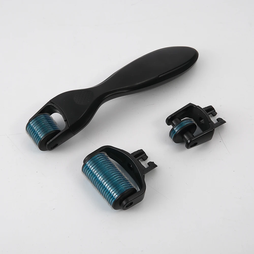 Дерма ролик для ухода за кожей лица и телом новый комплект 3 в 1 нержавеющая микро