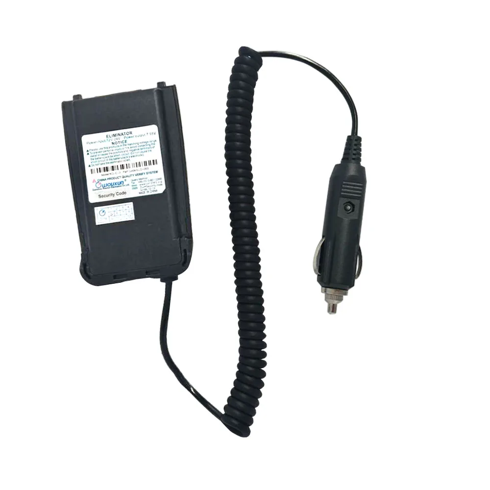Оригинальный UV8D UV 8D Walkie Talkie батарея Eliminator Автомобильное зарядное устройство