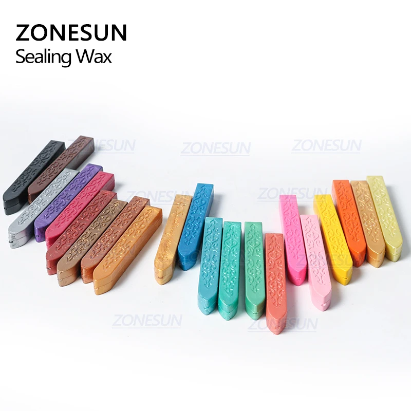 ZONESUN 12 шт./лот сделай сам уплотнительные полоски палочка из пчелиного воска штамп